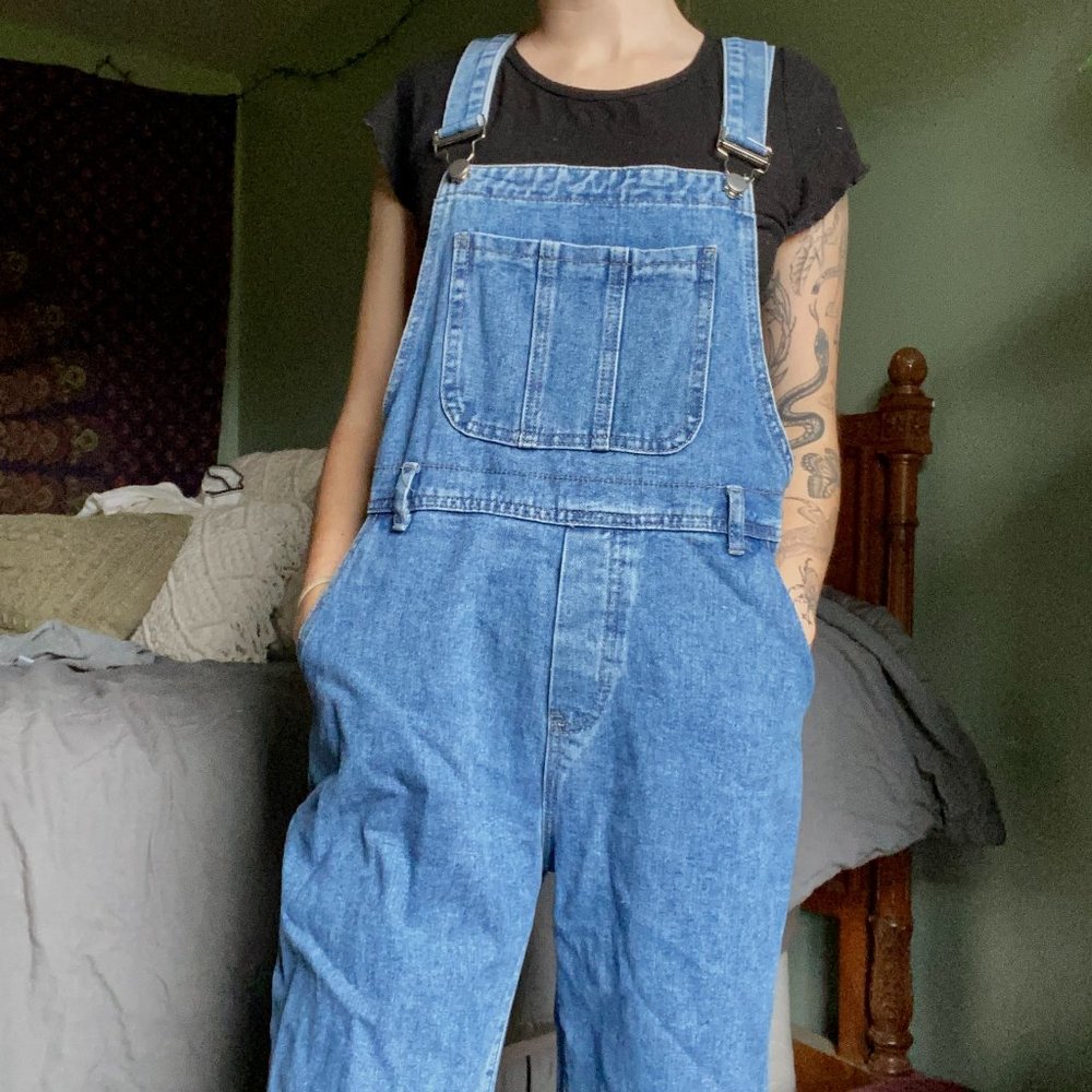DENIM PAINTER'S OVERALLS